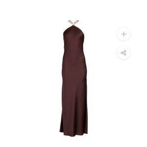 DANNIJO Coco Halter Maxi with Chain